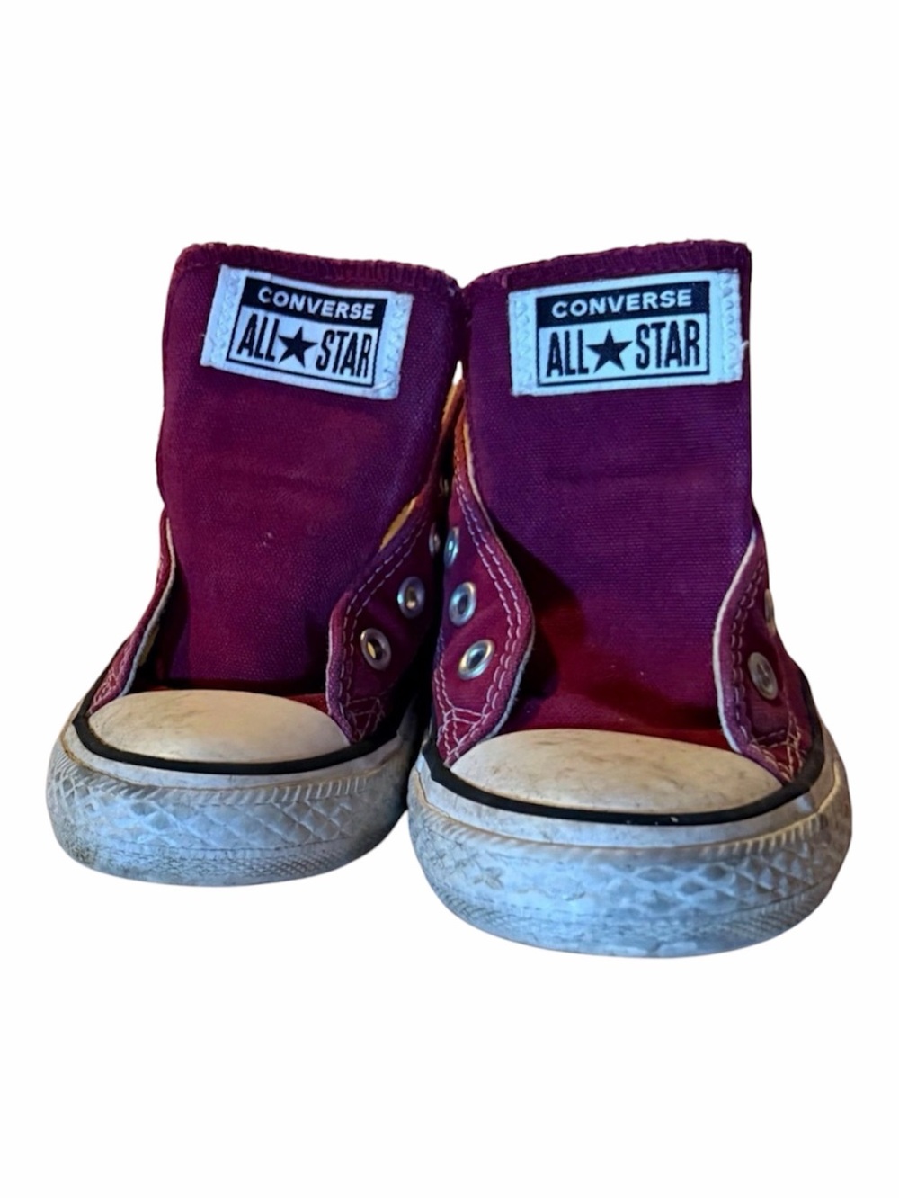 Converse All Star Low-Top Canvas Sneakers - Burgundy Red 13 kids toddler